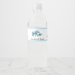 Niedlich Baby Boy Blue Elephants Baby Dusche