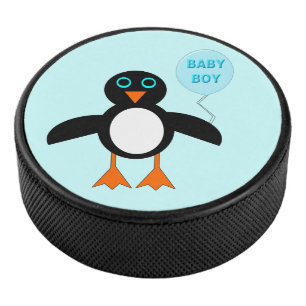 Niedlich Baby Boy Penguin Hockey Puck