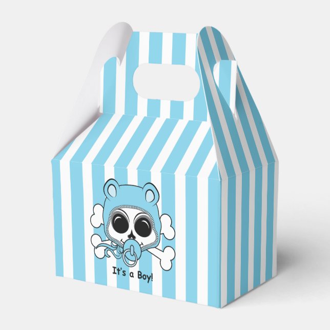 Niedlich Baby Boy Skull Geschenkschachtel (Rückseite)