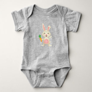 Niedlich Baby Bunny Rabbit Carrot Strampler
