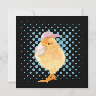 Niedlich Baby Chick Pink Bubblegum Black