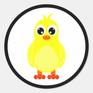 Niedlich Baby Chick Stickers