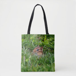 Niedlich Baby Chipmunk Wildlife Animal Tasche