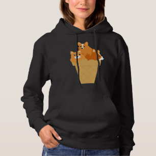Niedlich Baby Corgi Hoodie
