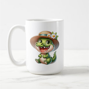 Niedlich Baby Crocodile Kaffeetasse