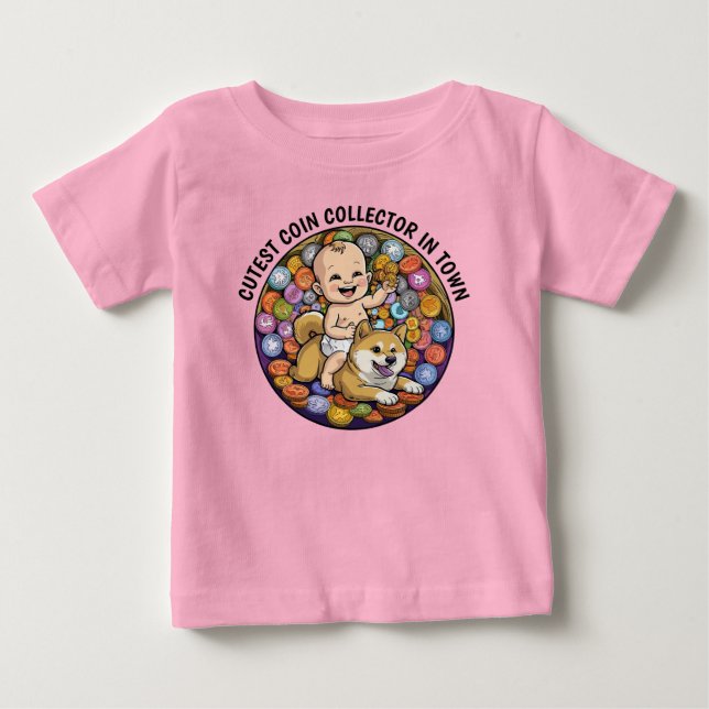 Niedlich Baby Crypto Baby T-shirt (Vorderseite)