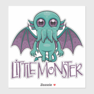 Niedlich Baby Cthulhu Klein Monster Aufkleber