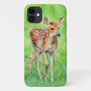 Niedlich Baby Deer Fawn Wild Animal Art Phone Case