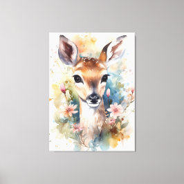 Niedlich Baby Deer Leinwanddruck