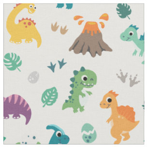 Niedlich Baby Dino Dinosaur Muster Kindergeburtsta Stoff