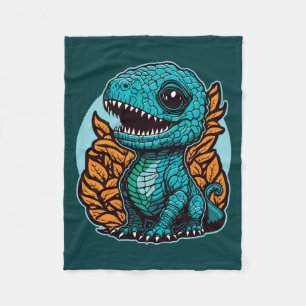Niedlich Baby Dinosaur Fleecedecke