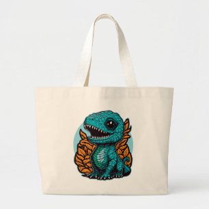 Niedlich Baby Dinosaur Jumbo Stoffbeutel