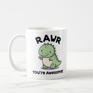 Niedlich Baby Dinosaur Kaffeetasse