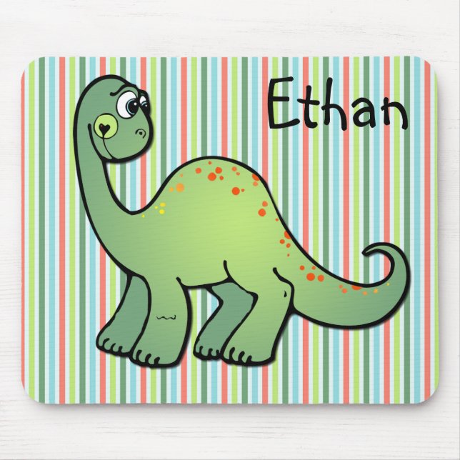 Niedlich Baby Dinosaur Mousepad für einen Jungen (Vorne)