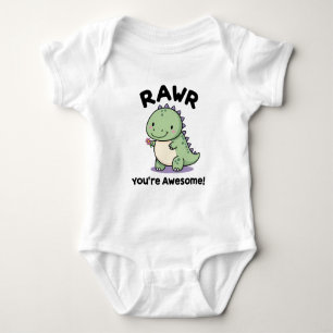 Niedlich Baby Dinosaur Strampler