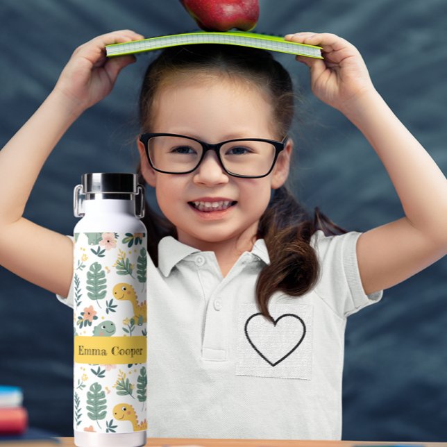Niedlich Baby Dinosaurier Custom Kids' Trinkflasche (Von Creator hochgeladen)