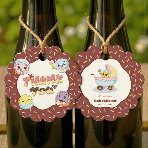 Niedlich Baby Donut Cartoon Kinderdusche und Sprin Geschenkanhänger