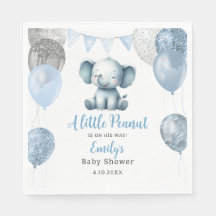 Niedlich Baby Dusche blau Elephant Boy Balloons