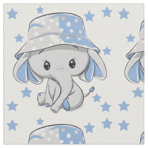 Niedlich Baby Elephant Boy Stoff