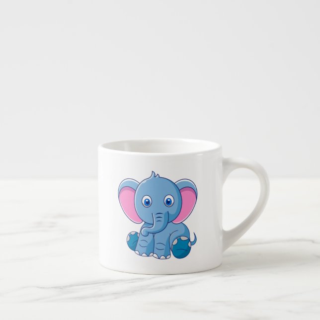 Niedlich Baby Elephant Espressotasse (Rechts)