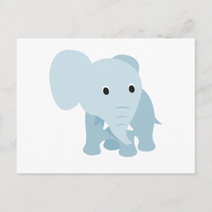 Niedlich Baby Elephant Postkarte
