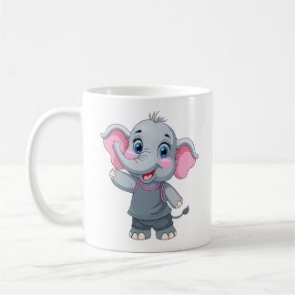 Niedlich Baby Elephant Tasse