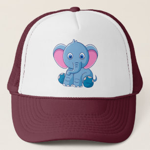 Niedlich Baby Elephant Truckerkappe