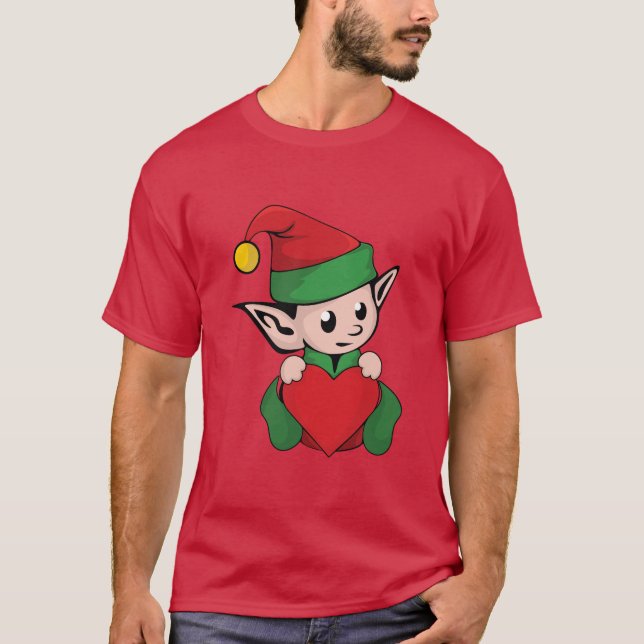 Niedlich Baby Elf T-Shirt (Vorderseite)