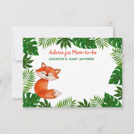 Niedlich Baby Fox | Babydusche | Hinweise für die  Einladung