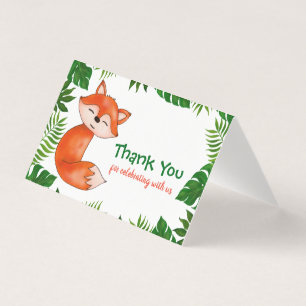 Niedlich Baby Fox   Babydusche   Vielen Dank