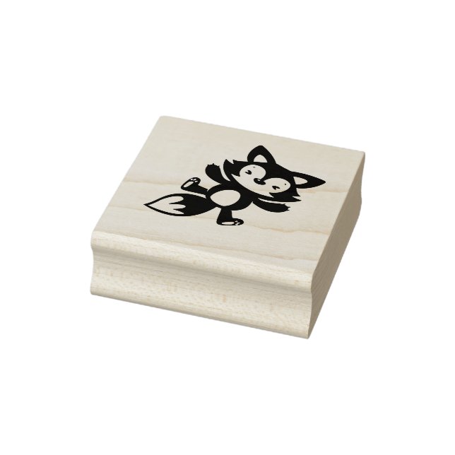 Niedlich Baby Fox Gummistempel (Stempel)