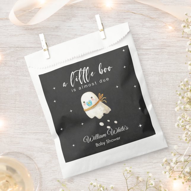 Niedlich Baby Ghost Baby Dusche Little Boo Geschenktütchen (Ausgeschnitten)