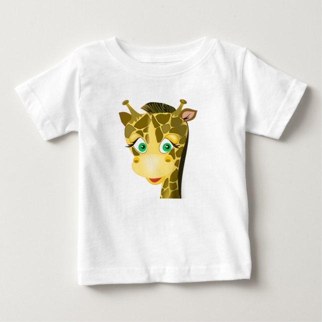 Niedlich Baby Giraffe - Baby T-shirt (Vorderseite)