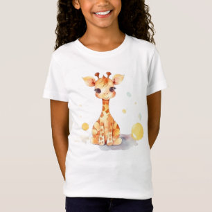 Niedlich Baby Giraffe Kid's Jersey T - Shirt