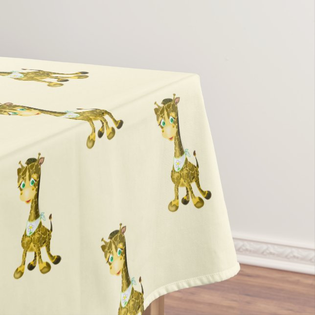 Niedlich Baby Giraffe Tischdecke (Beispiel)