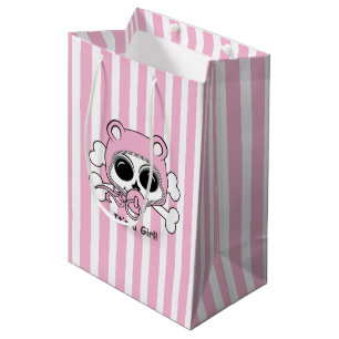 Niedlich Baby Girl Skull Mittlere Geschenktüte
