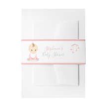 Niedlich Baby Girl und ihre Babydusche