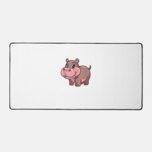 Niedlich Baby Hippo Moo Deng Tank Top_1 Schreibtischunterlage