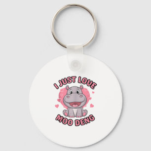 Niedlich Baby Hippo Tank Top_1 Schlüsselanhänger