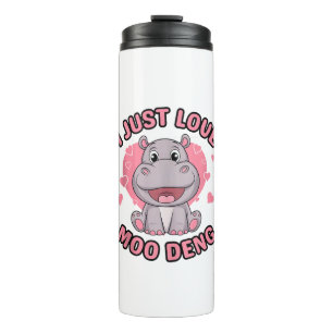 Niedlich Baby Hippo Tank Top_1 Thermosbecher
