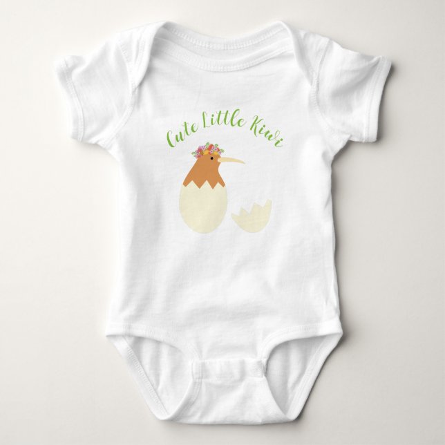 Niedlich Baby Kiwi Baby Strampler (Vorderseite)