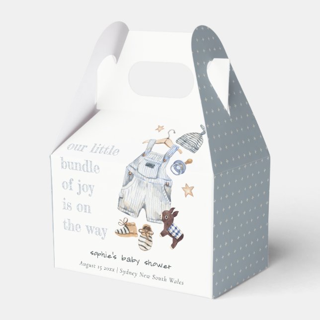 Niedlich Baby Kleidung Essentials Blue Boy Baby Du Geschenkschachtel (Vorderseite)