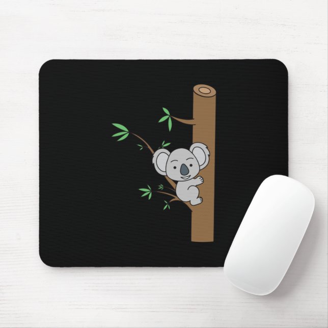 Niedlich Baby Koala Klettergarten Mousepad (Mit Mouse)