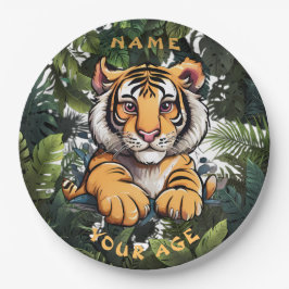 Niedlich Baby Lion Children Pappteller