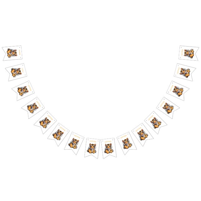 Niedlich Baby Lion Children Wimpelkette (Alle)