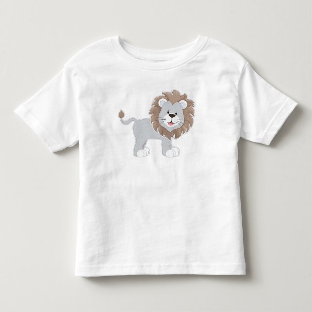 Niedlich Baby Lion Kindershirt Kleinkind T-shirt (Vorderseite)