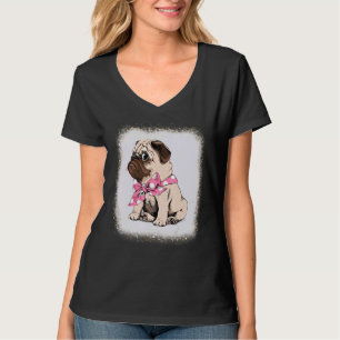 Niedlich Baby Mops Hunde Liebe oder Vater Mama Boy T-Shirt