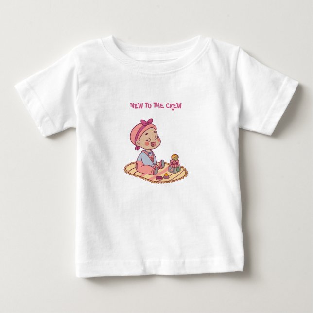 Niedlich Baby Motif Baby T-shirt (Vorderseite)