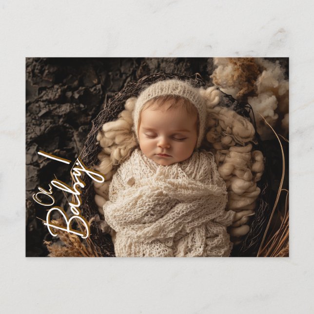 Niedlich, Baby! Neutrale Postkarte (Vorderseite)