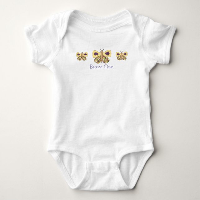 Niedlich Baby One Piece Bodysuit - Brave One Baby Strampler (Vorderseite)